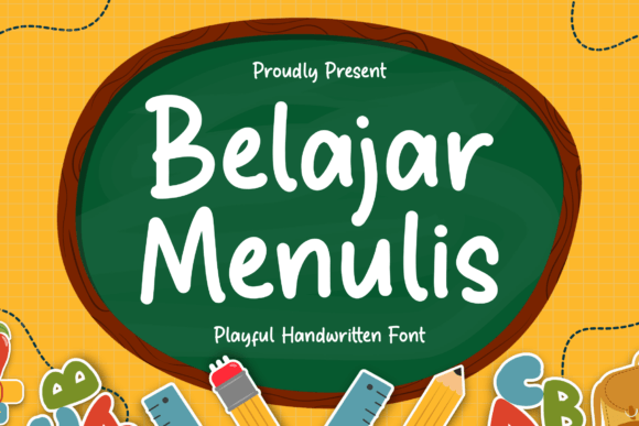 Belajar Menulis: A Playful Handwritten Font for Warm, Human-Centered Web Design