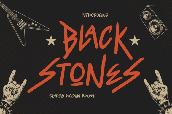 Black Stones: A Bold Display Font