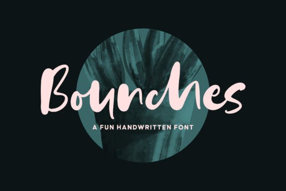 Bounches Font: Handwritten Elegance for Editorial Design