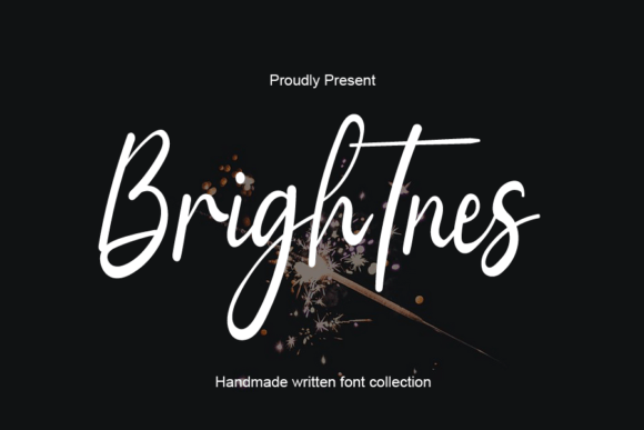 Brightnes Font: Elegant Script for Editorial Design