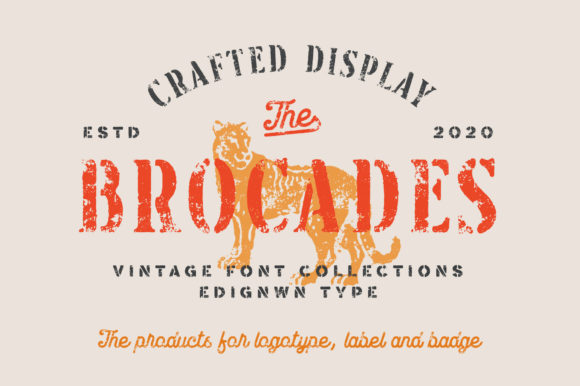 Brocades Font: Vintage Elegance for Editorial Design