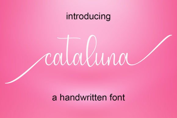 Cataluna: A Handwritten Font for Creative Projects