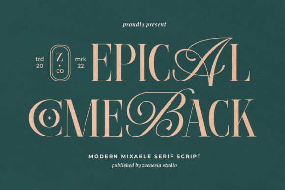 Epical Comeback: A Bold Display Font