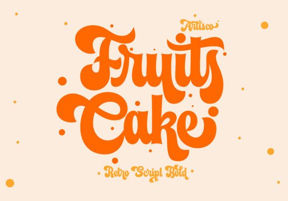 Fruits Cake Font: Bold & Beautiful