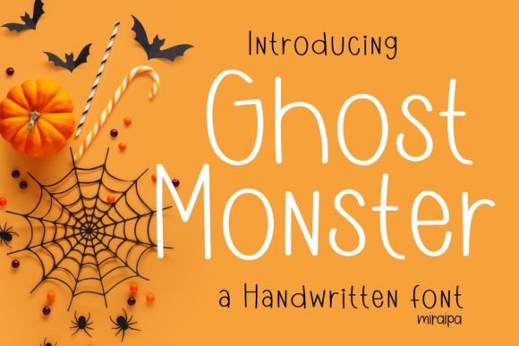 Ghost Monster: A Friendly Handwritten Font for Warm Brand Identities