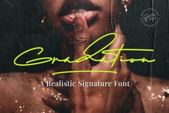 Gradation Font for Editorial Design