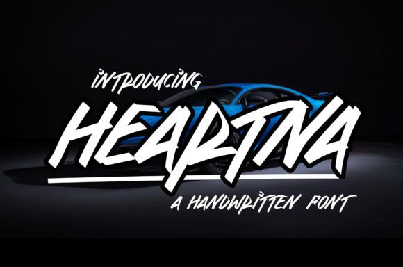 Heartna: A Bold Handwritten Font