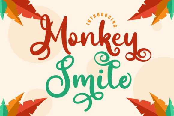 Monkey Smile: A Friendly Handwritten Script Font for Digital Design