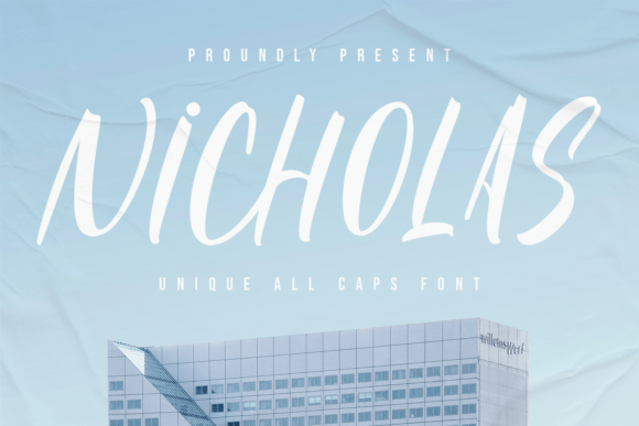Nicholas: A Whimsical Handwritten Font for Friendly Branding