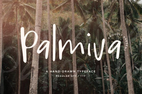 Palmiva: A Fancy Hand-Drawn Font