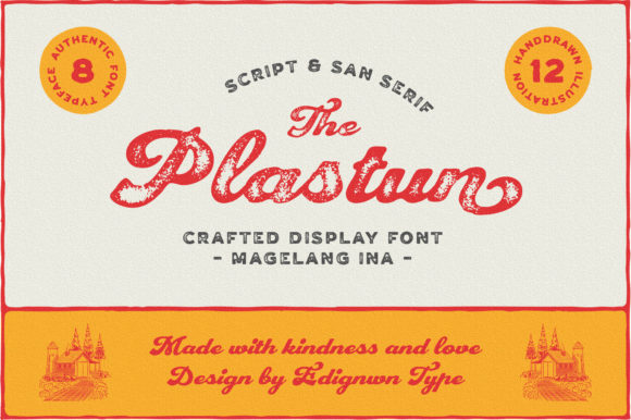 Plastun Font: Vintage Style for Editorial Design