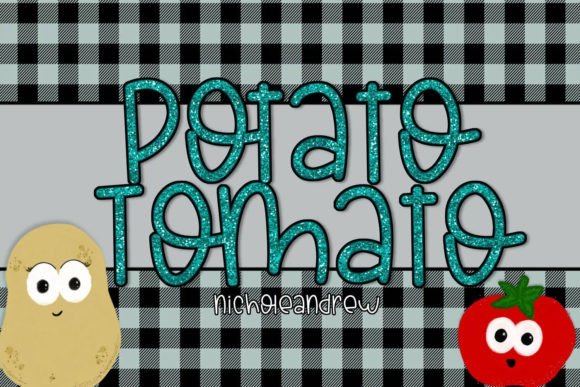 Potato Tomato Font for Business