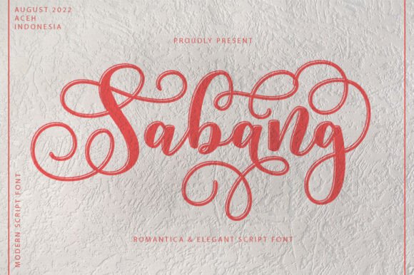 Sabang: A Stylish Font for Business
