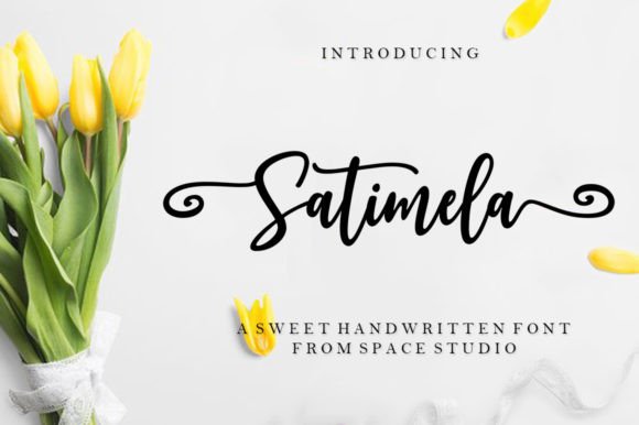 Satimela: A Handwritten Script Font That Elevates Digital Branding