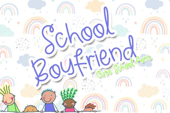 School Boyfriend: A Sweet Handwritten Font for Digital Branding