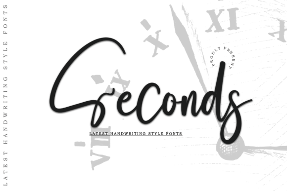 Seconds: A Handwritten Font for Web Design