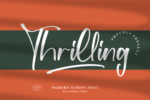 Thrilling: A Modern Handwritten Font
