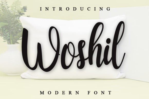 Woshil Font: Elegant Script for Creative Projects