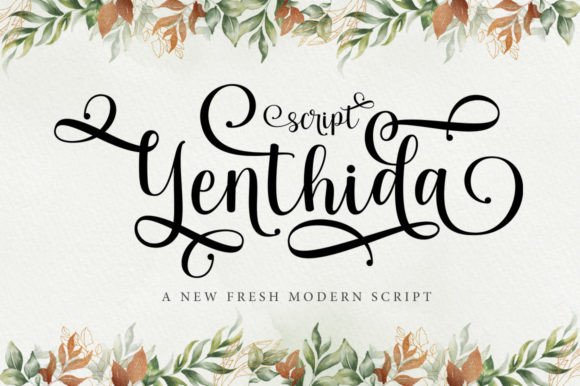 Yenthida: Elegant Script Font for Web Design